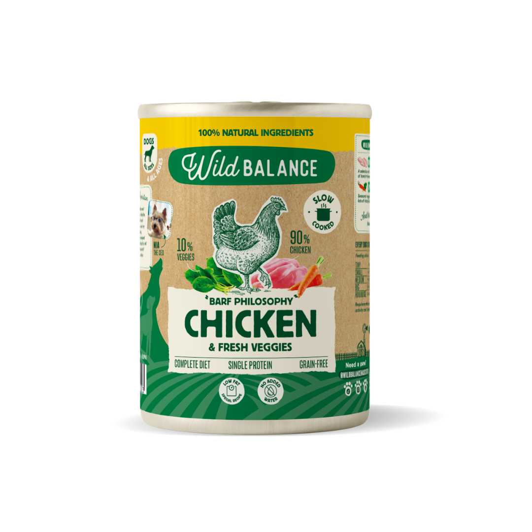 Wild Balance Single Protein Wet Dog Food with Chicken