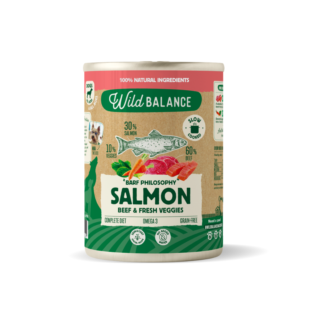 Wild Balance Wet Food for Dogs with Salmon and Beef