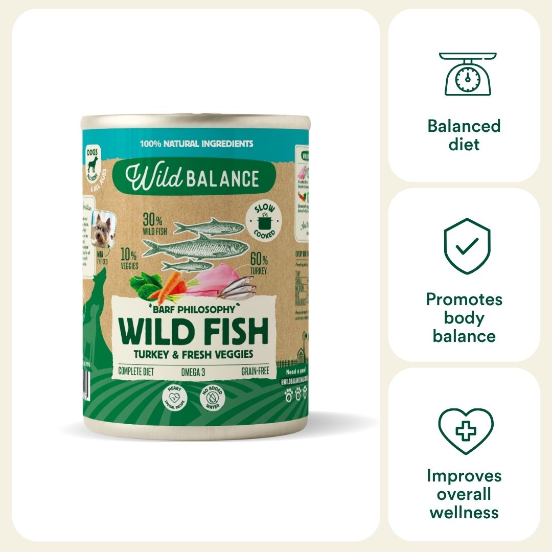 Wild Balance Wet Dog Food with Wild Fish and Turkey