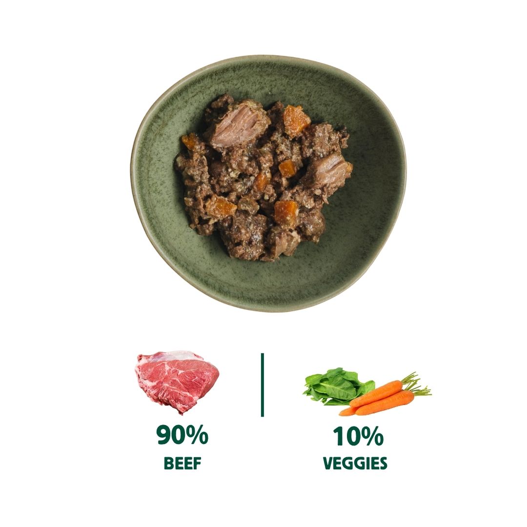 Wild Balance single protein wet dog food with beef