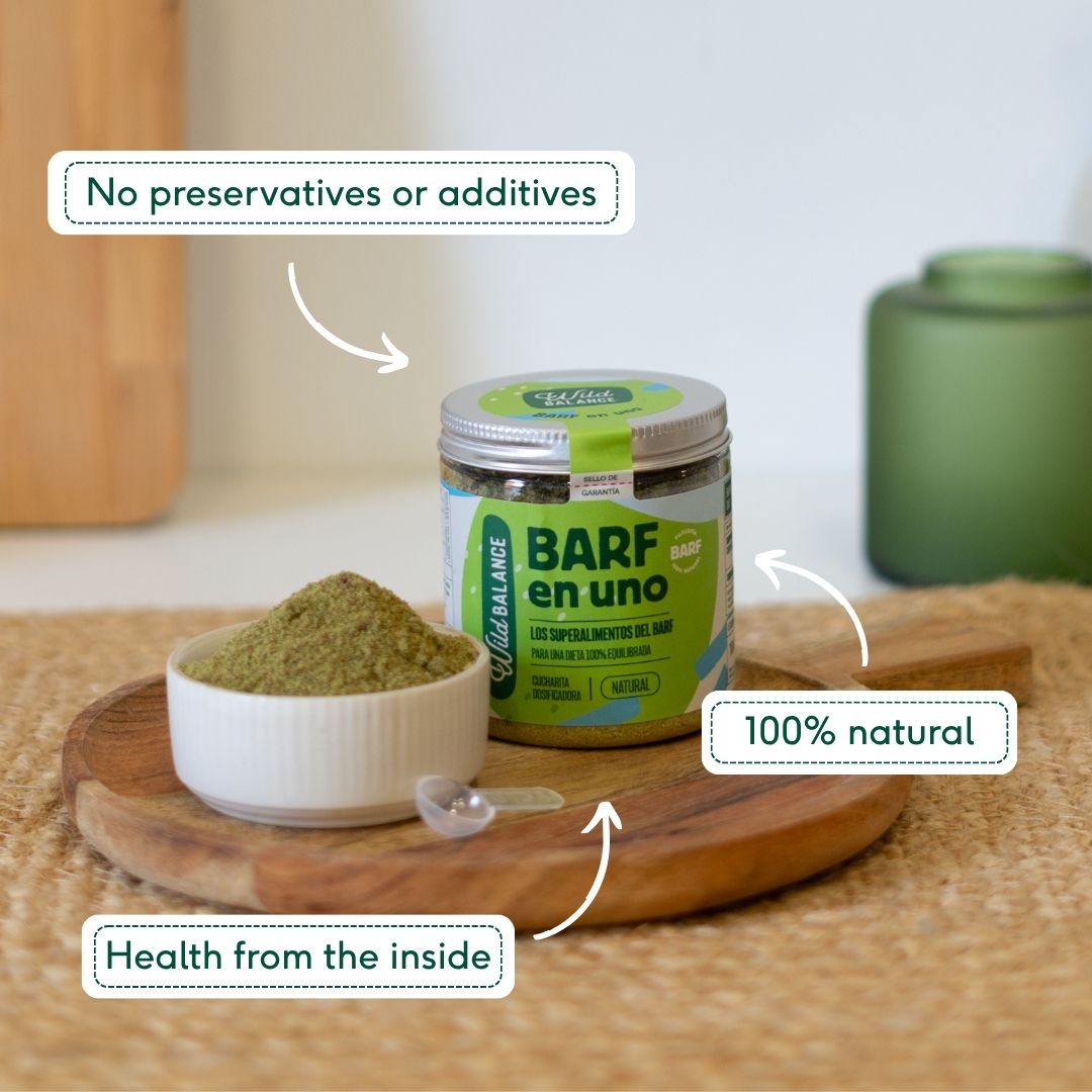 Food supplement for dogs to supplement BARF diet "Wild Balance Barf in One"
