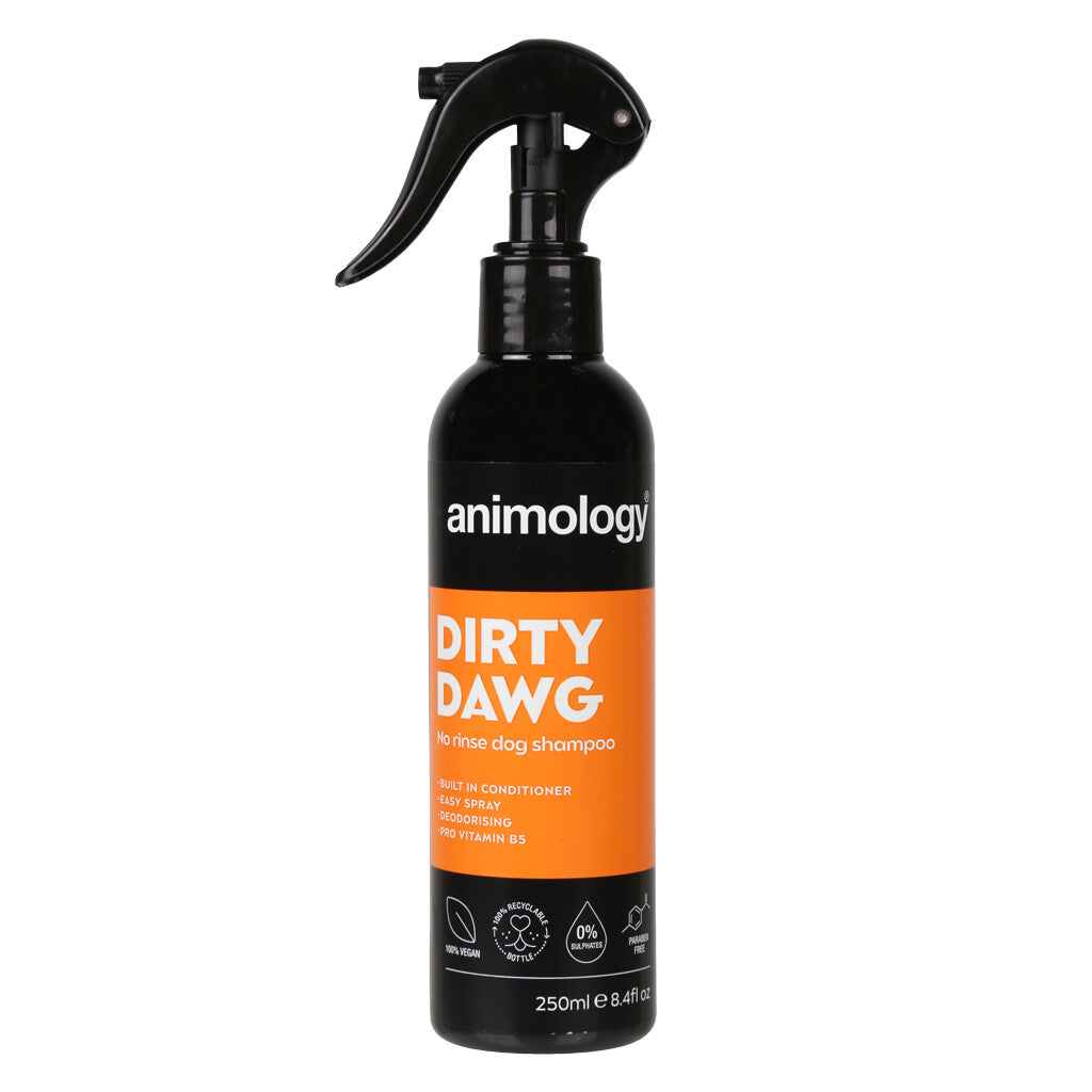 Dry shampoo for dogs Animology Dirty Dawg No Rinse Shampoo (250 ml)