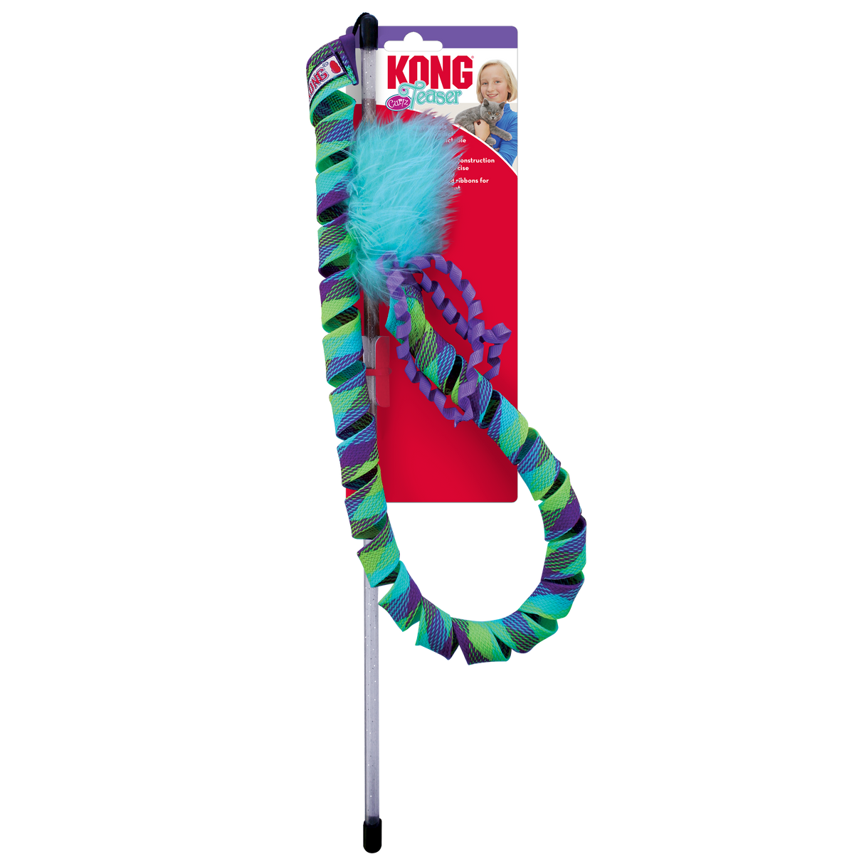 KONG Cat Teaser Curlz Toy