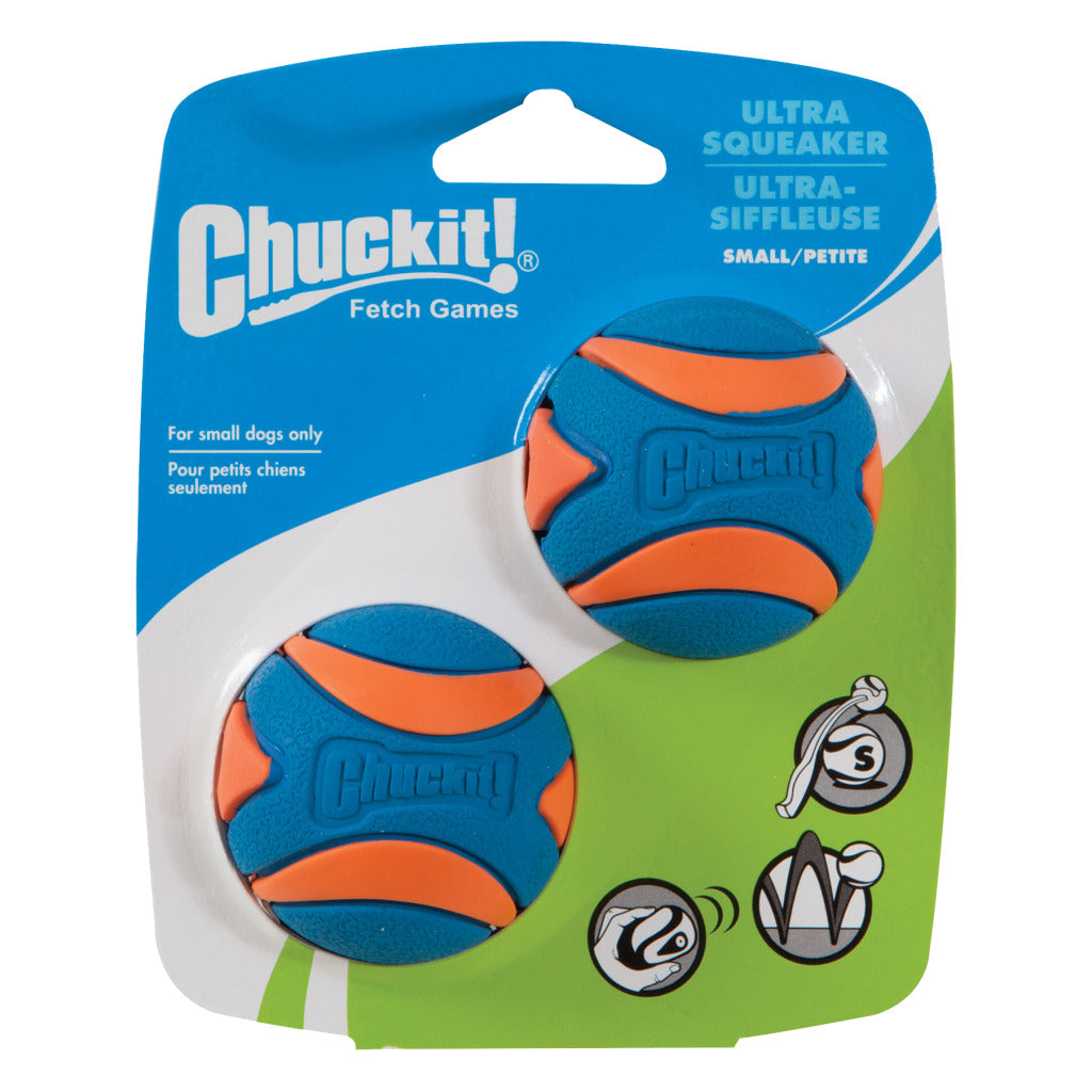 Ball set for dogs "Chuckit! Ultra Squeaker Ball 2-pack"