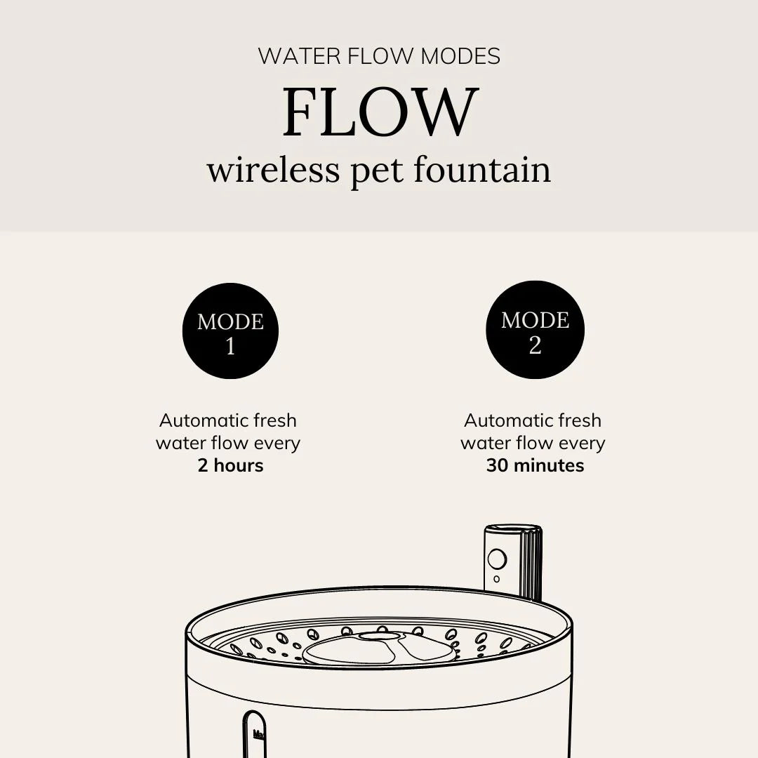 District 70 Flow Wireless Water Fountain