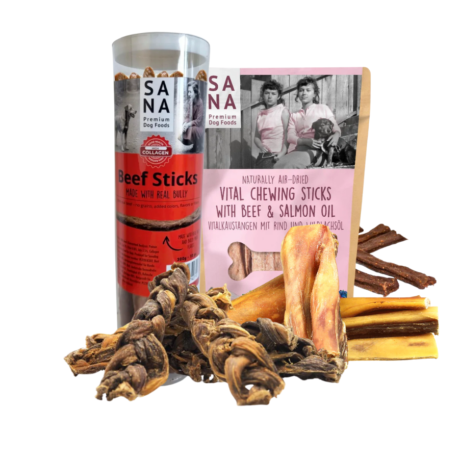 Beef nibbles for dogs set