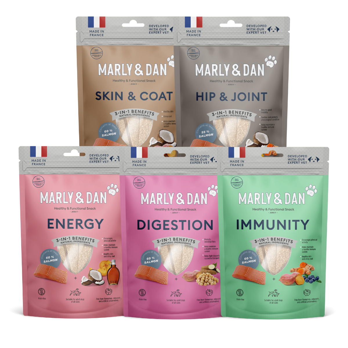 Marly & Dan jerky treats bundle
