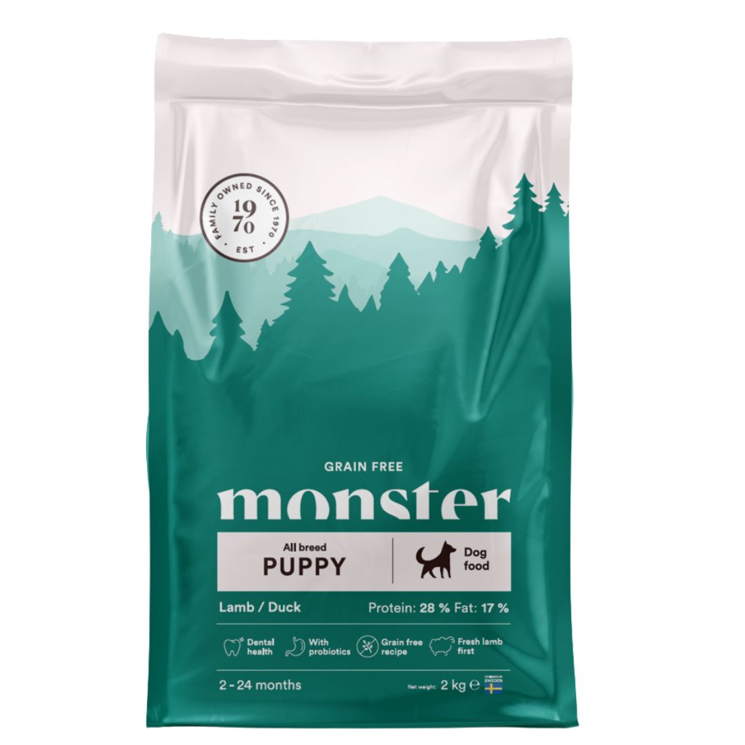 Monster maistas jauniems suniukams