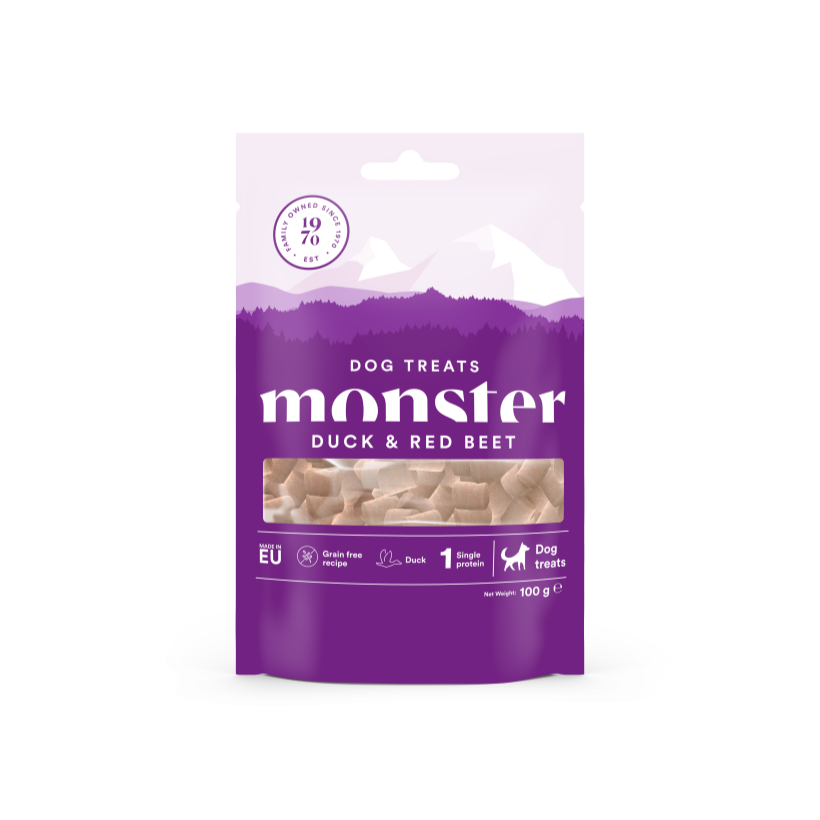 Monster Dog Treats Duck and Beetroot Dog Treats