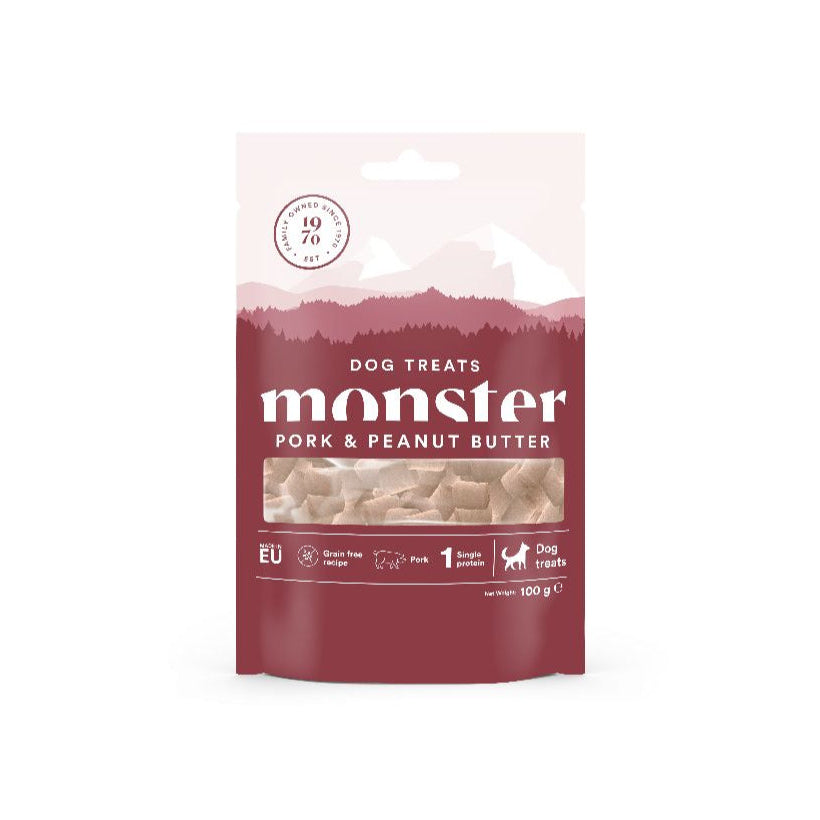 Monster Dog Treats Pork and Peanut Butter Dog Treats