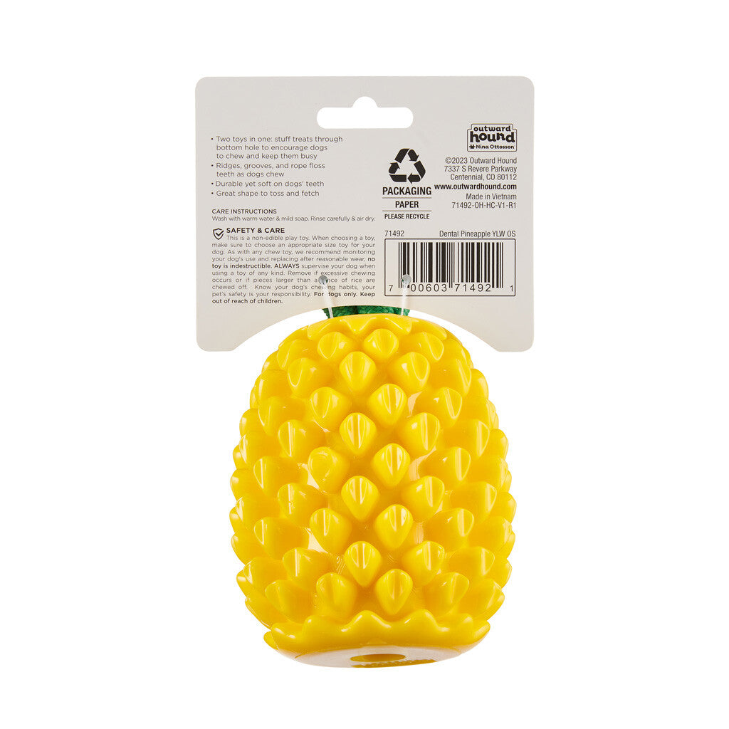 Dog toy pineapple "Outward Hound Dental Pineapple"