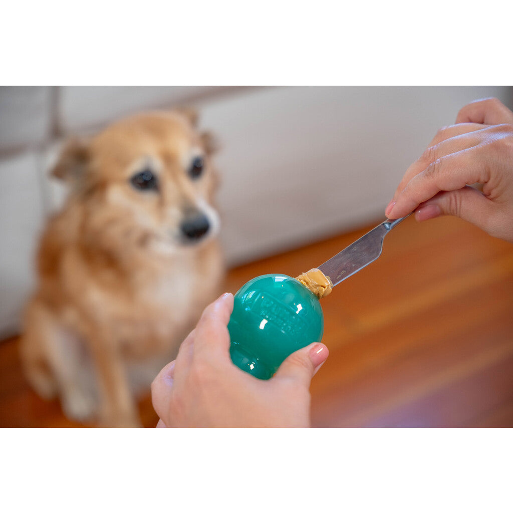 Interactive and treat-filled dog toy "Outward Hound Double-Tuff M Blue"