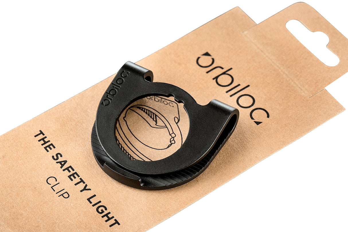 Holder for attaching the Orbiloc Dog Dual lamp "Orbiloc Clip"