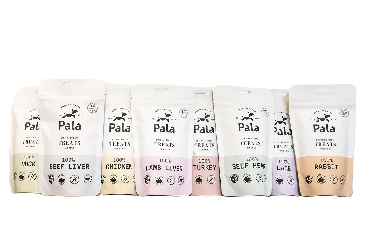 Pala dog treat bundle (8 pcs x 100 g)
