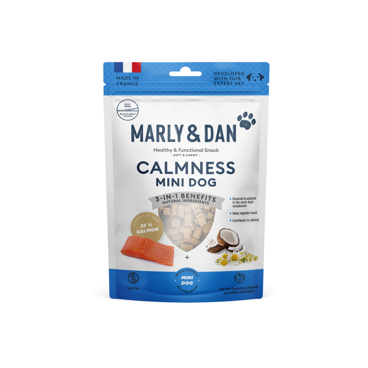 Marly & Dan soft treats for small dogs CALMNESS