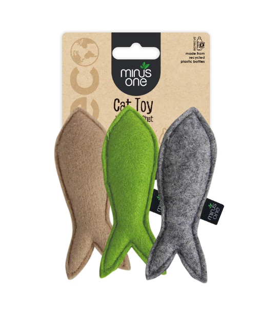 Minus One Felt Cat Toy Fish