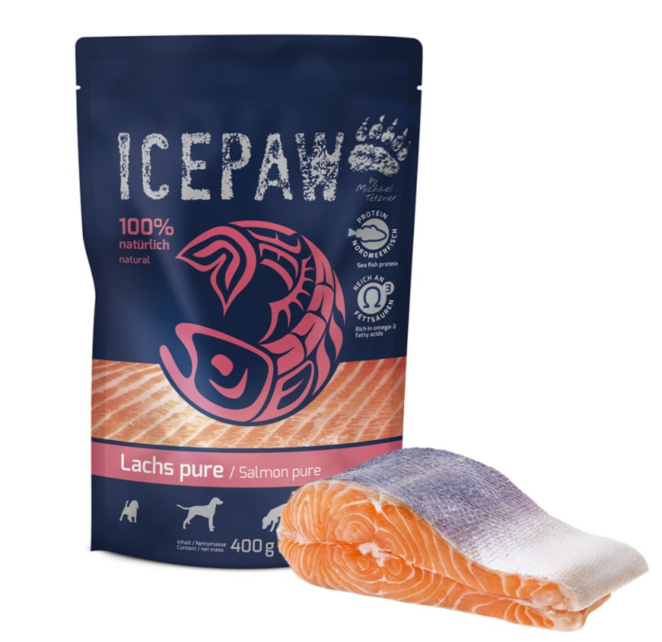 Pâté for dogs with salmon "Icepaw Salmon Pure"