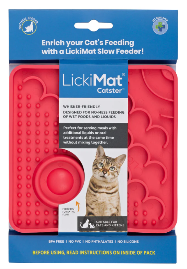 LickiMat Catster cat licking mat
