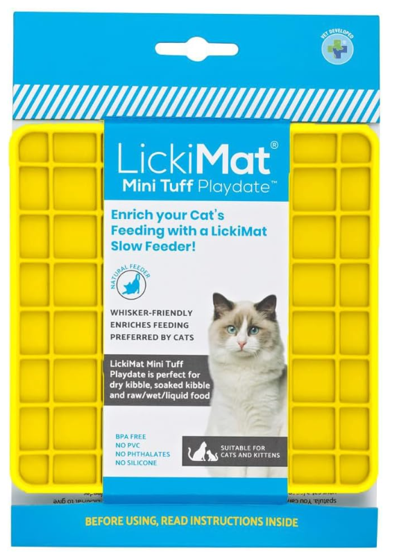 Lick Mat for Cats "LickiMat Mini Tuff Playdate"