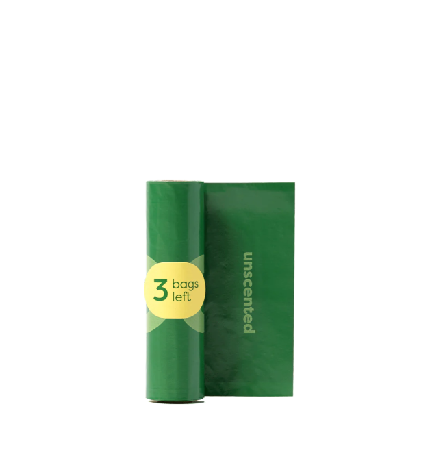 Recycled plastic dog poop bags "Earth Rated" (lavender scent)