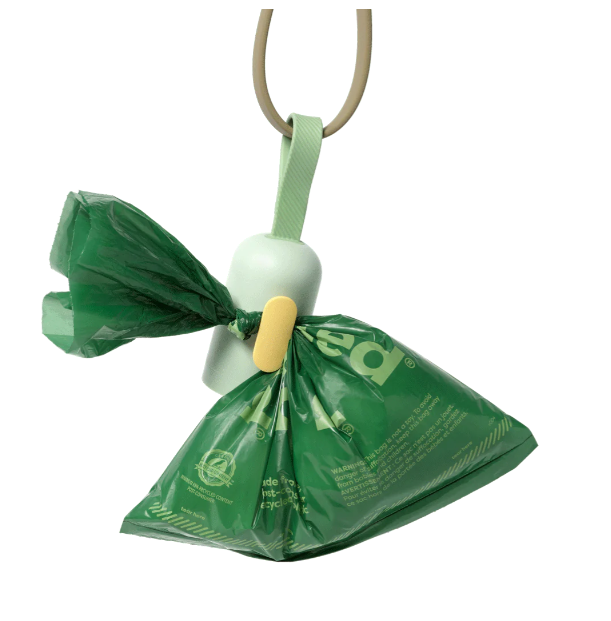 Recycled plastic dog poop bags "Earth Rated" (odorless)