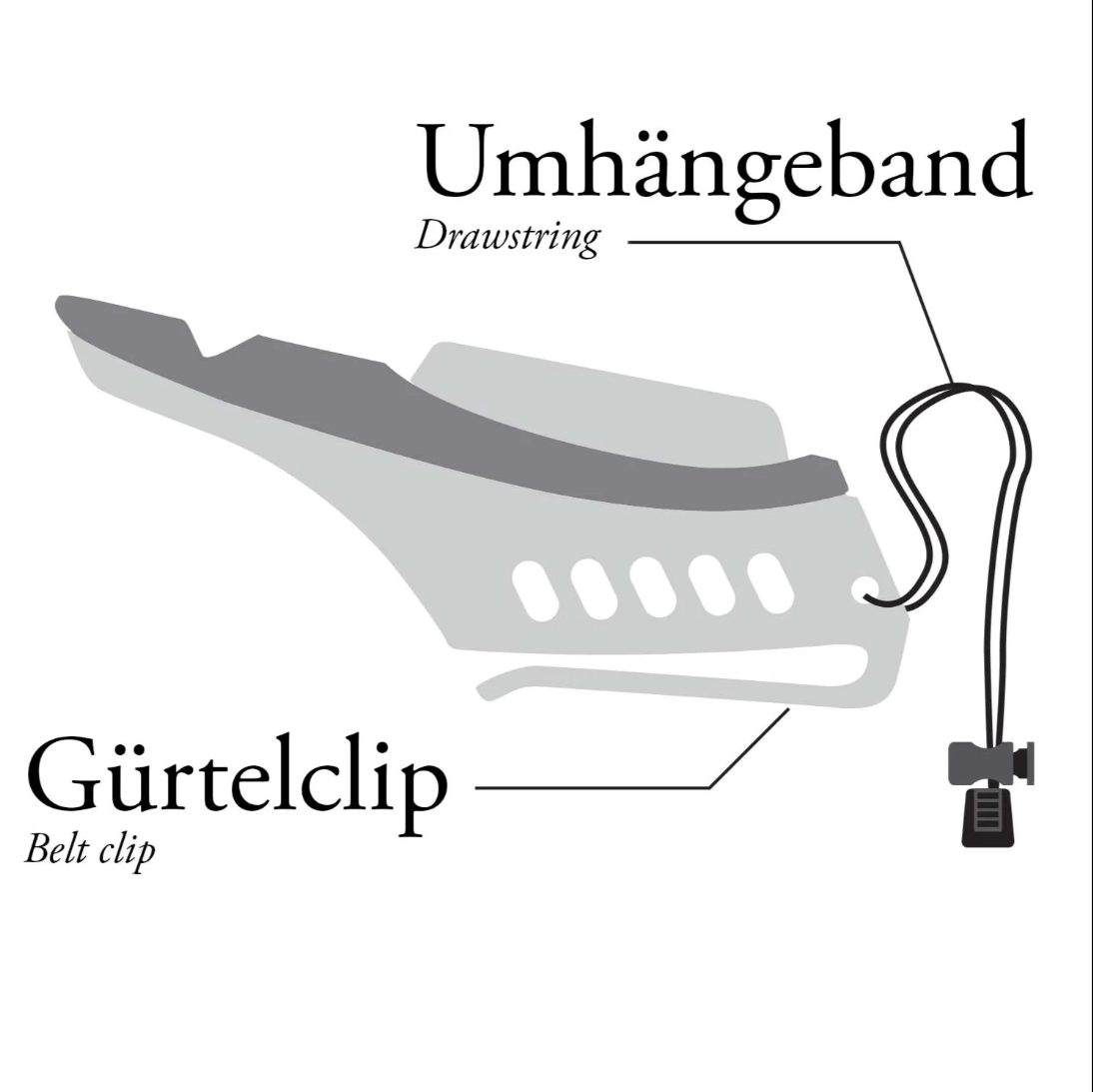 Clicker for training with whistle 2-in-1 "Hunter"