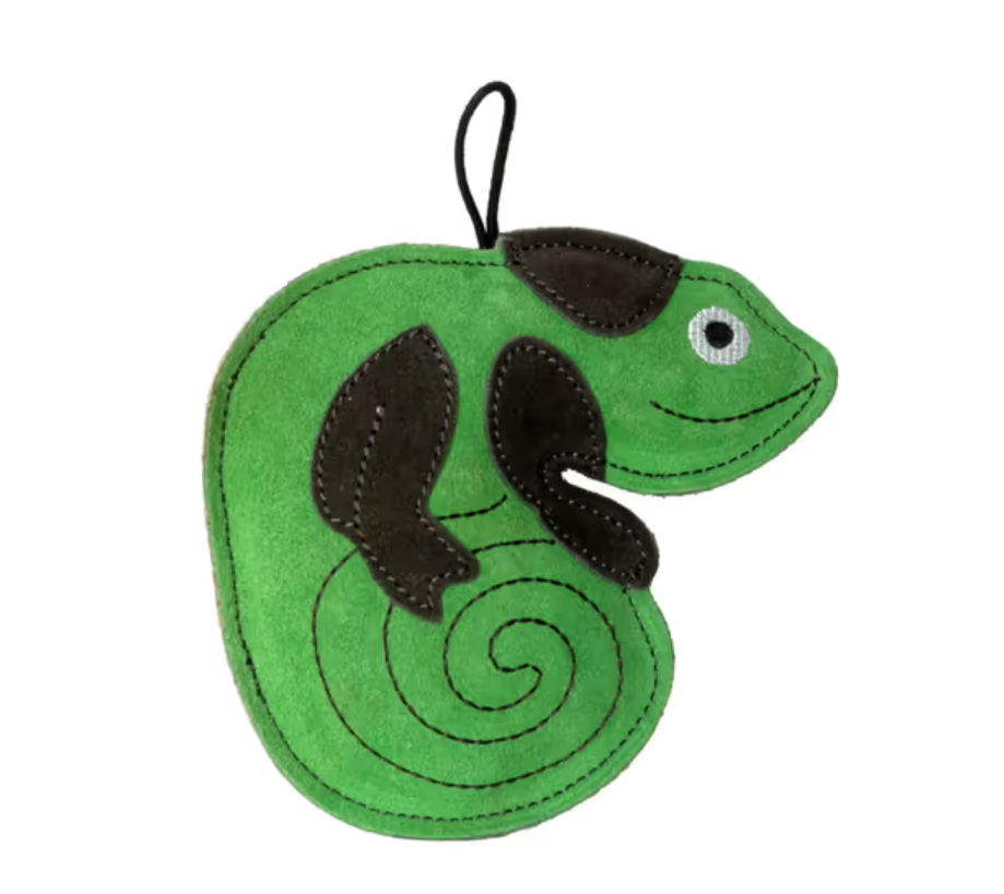 Kiwi Walker Leather Toy Chameleon