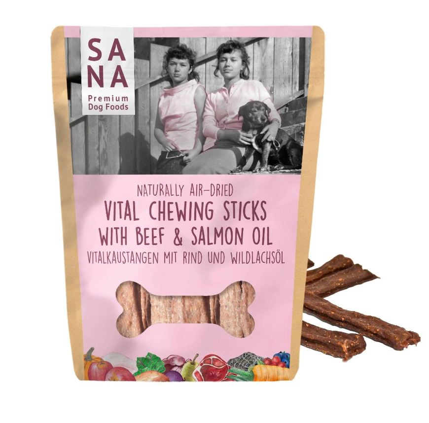 Sana Dog chew sticks with beef and salmon oil