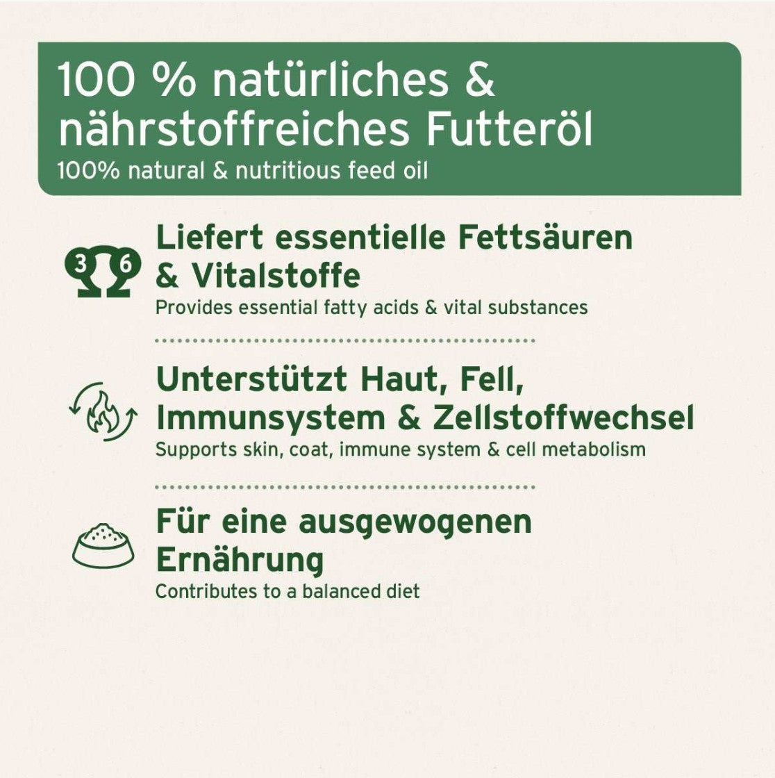 Food supplement for dogs - oil for supplementing raw diet "Aniforte Premium Feed Oil"