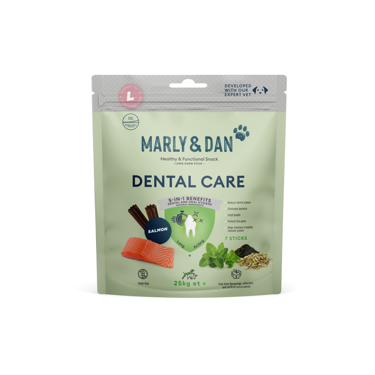Marly & Dan sticks for dogs for dental care