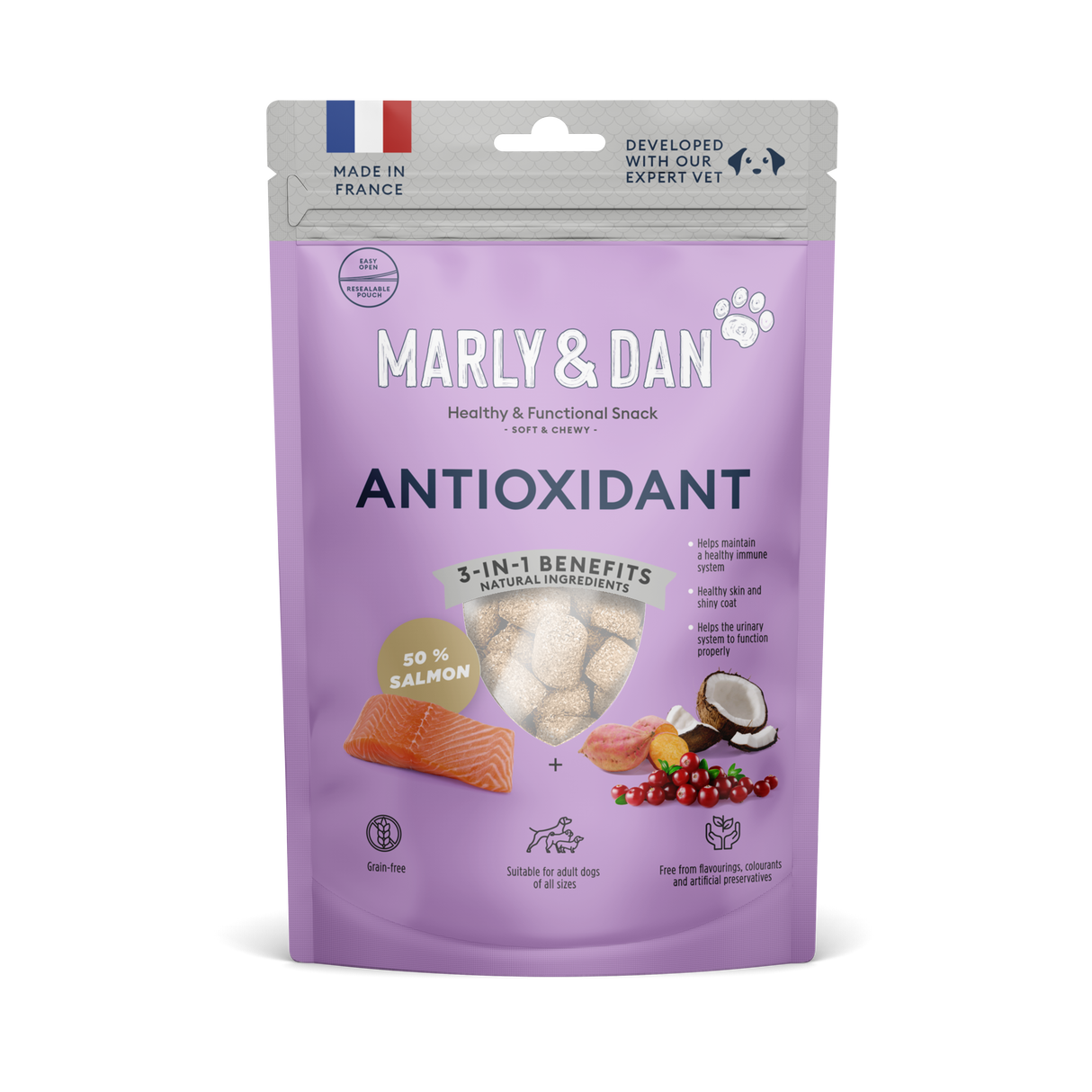 Marly & Dan soft treats for dogs ANTIOXIDANT