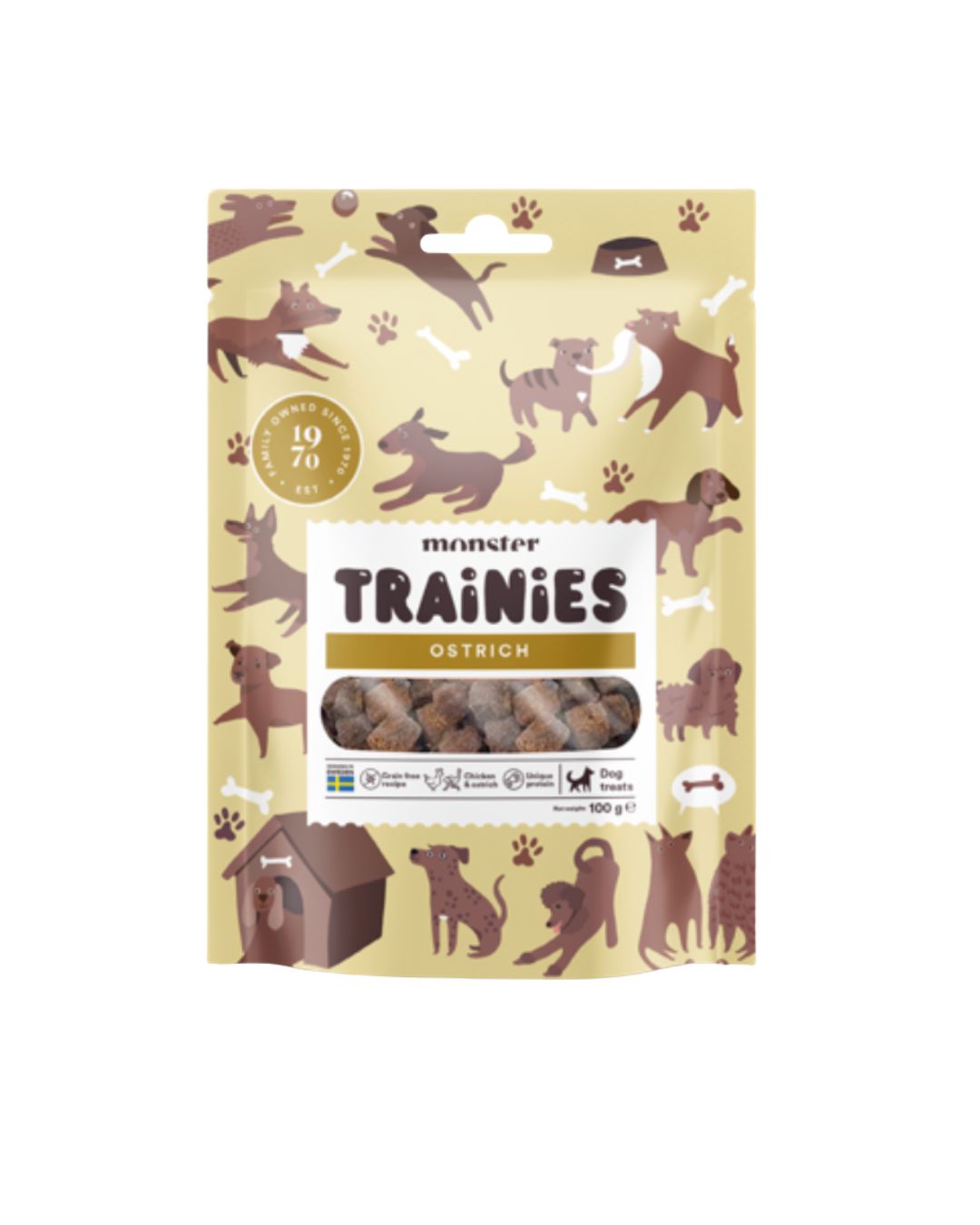 Monster Dog Training Treats with Ostrich Meat