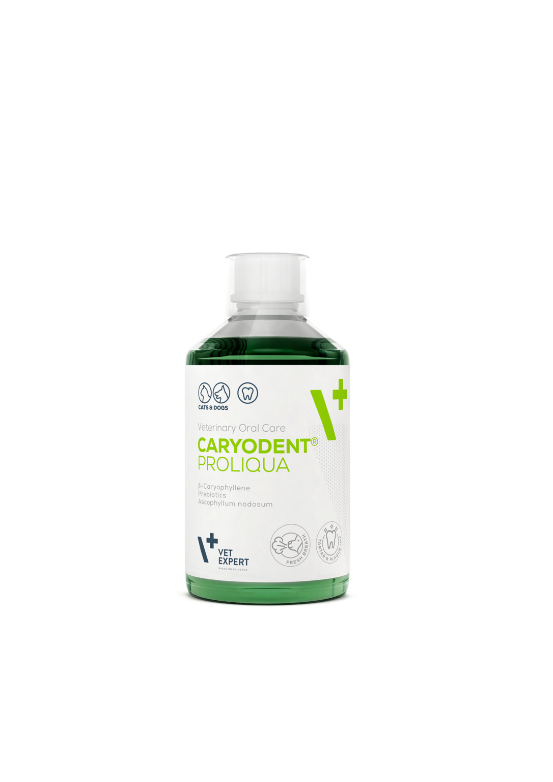 Liquid for oral hygiene for dogs and cats VetExpert Caryodent Proliqua, 250 ml