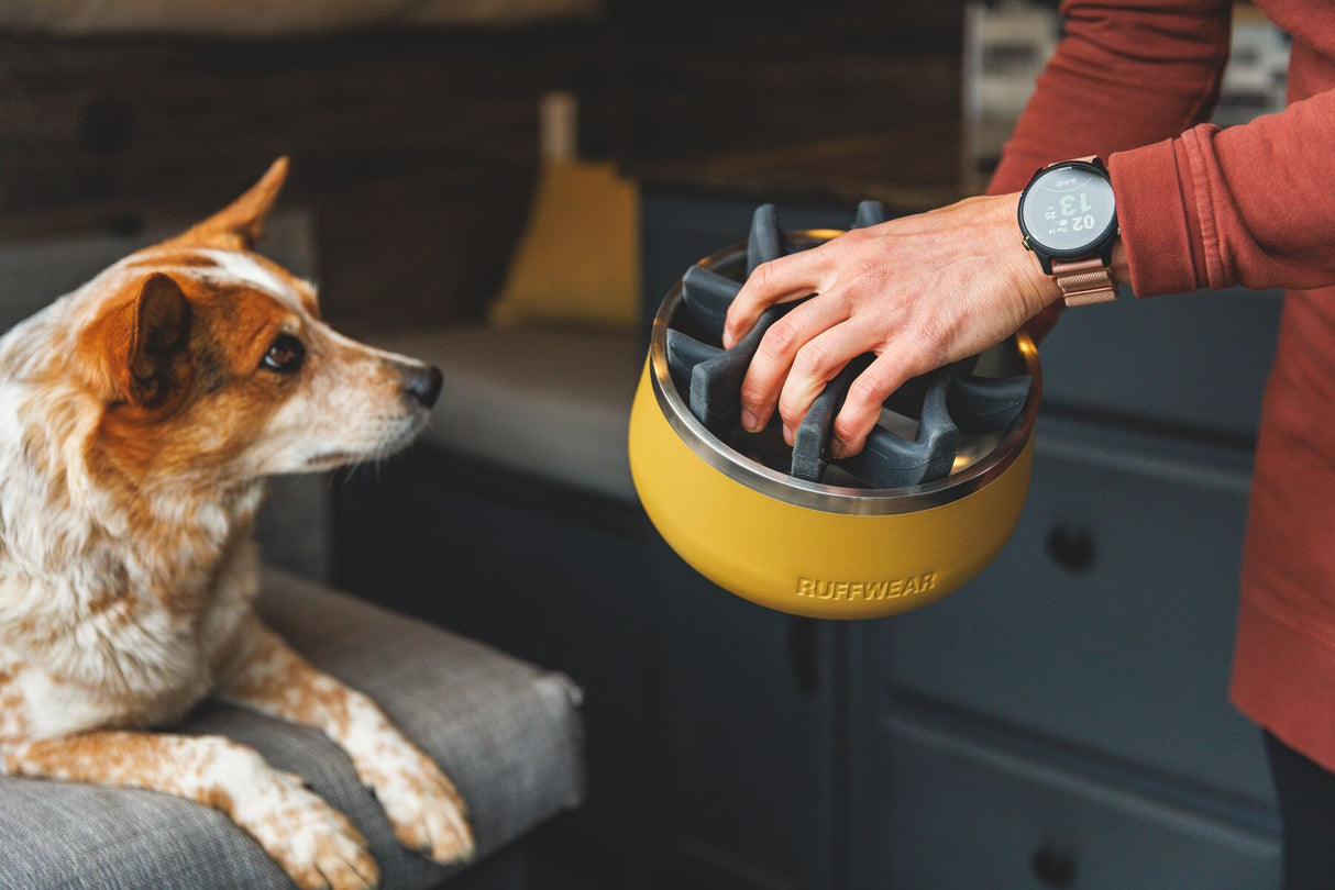 Silicone insert for slow feeder bowl "Ruffwear Basecamp Slow Feeder Insert"