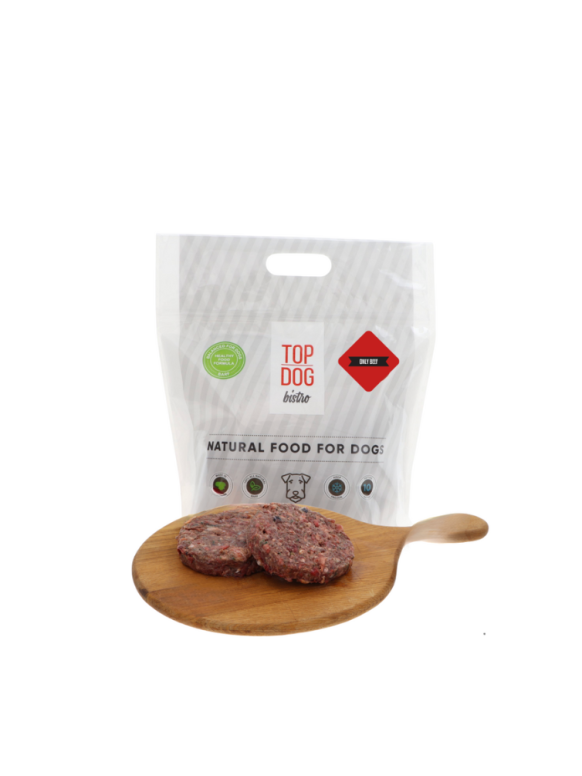Frozen Single-Protein Dog Food with Beef Top Dog Bistro Only Beef (PICK-UP ONLY)