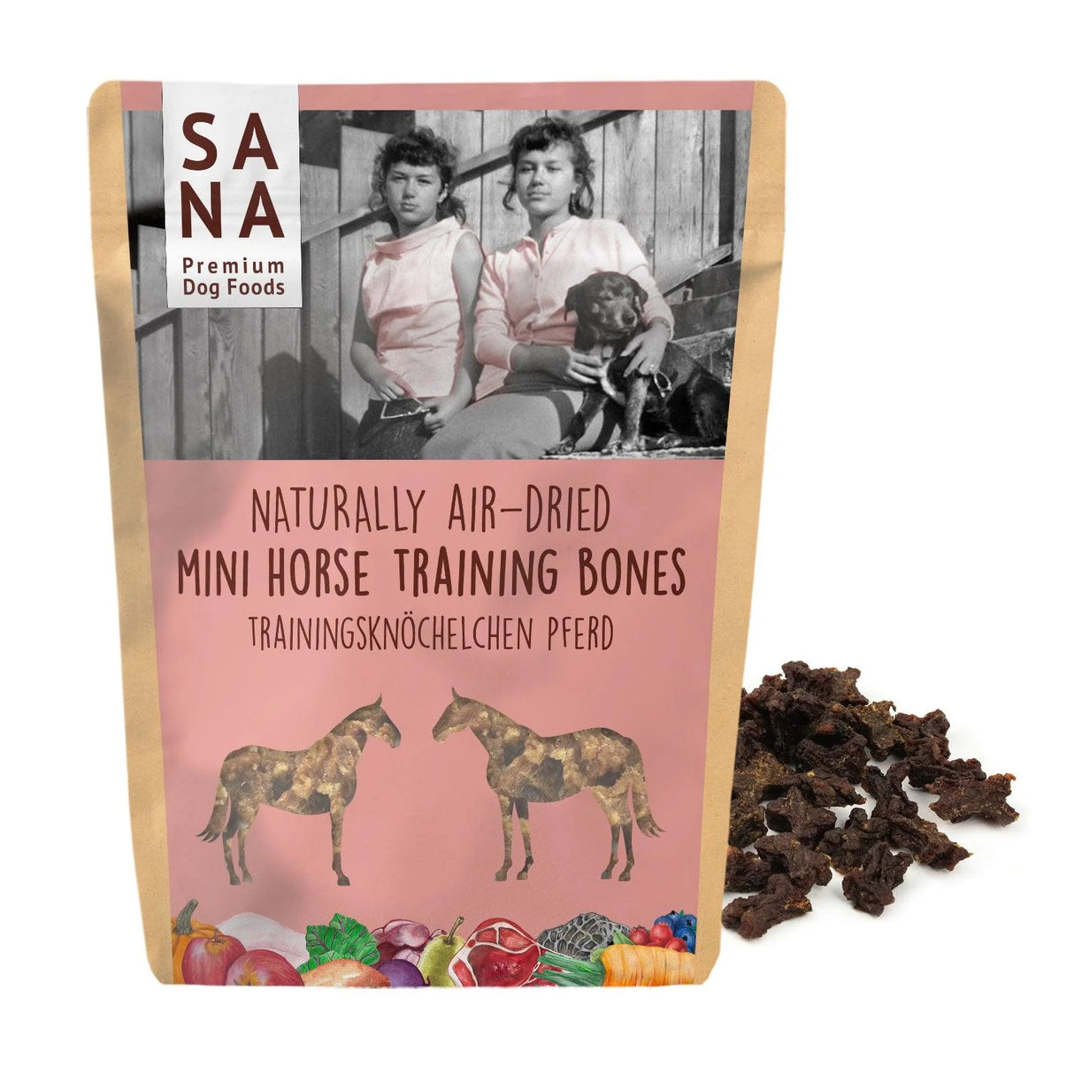 Training treats for dogs mini cubes Sana Dog with horse meat