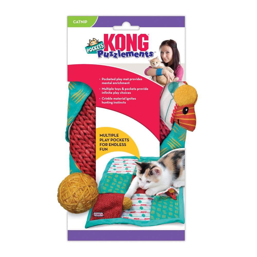 KONG Cat Puzzlements Pockets Toy