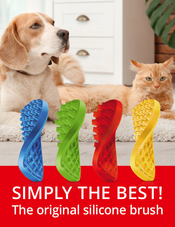 Multifunctional silicone comb "Pet+Me"