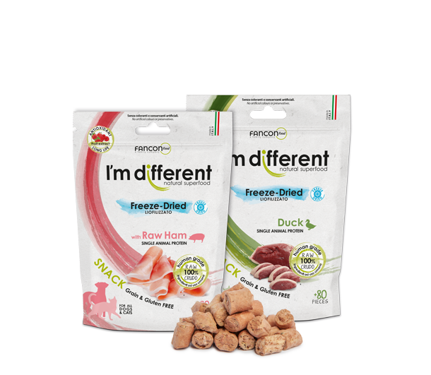 I'm different liofilizuoti skanestai katems ir sunims