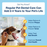 Dental Care Chews ProDen PlaqueOff Mini for small breed dogs peanut butter and banana flavor