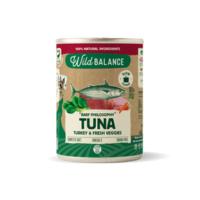 Wild Balance konservai sunims su tunu ir kalakutiena