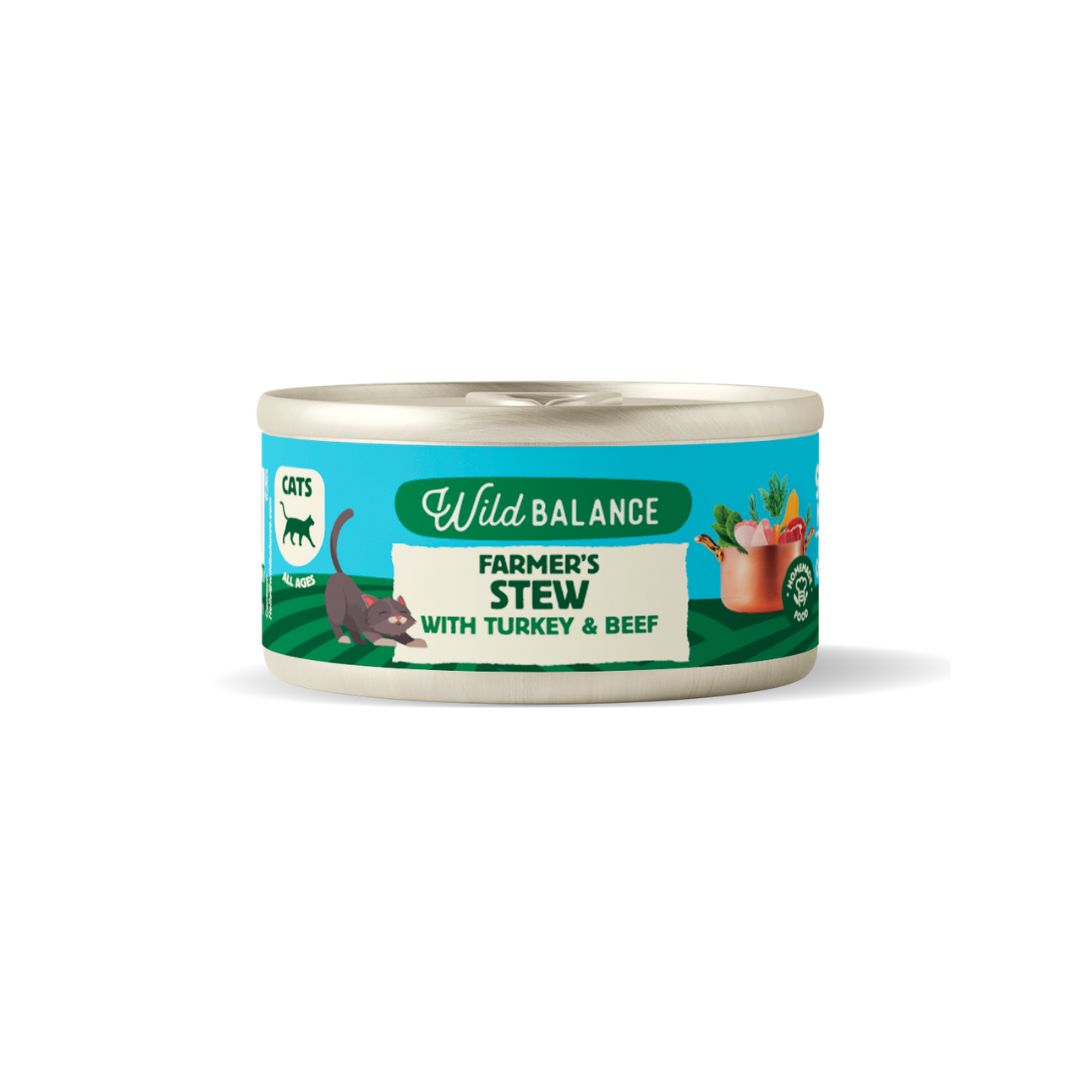 Wild balance konservai katėms su kalakutiena ir jautiena