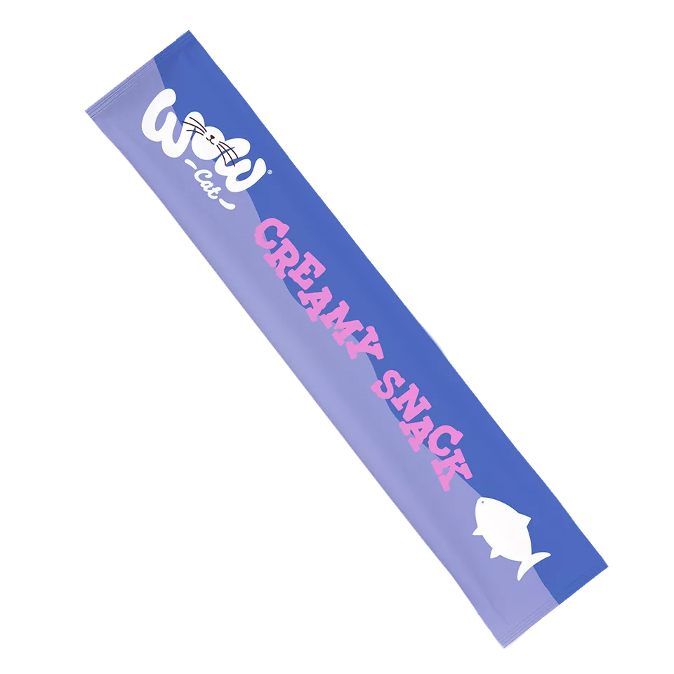 Wow Cat Creamy Snack creamy treat for cats with salmon