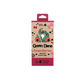 Recycled plastic dog waste bags "Green Bone Forest Berries" (forest berry scent)