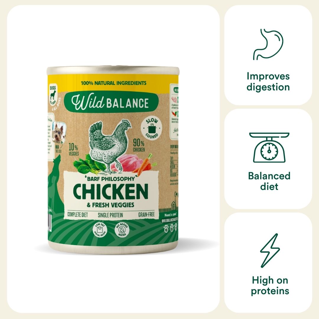 Wild Balance Single Protein Wet Dog Food with Chicken
