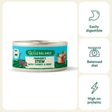 Wild Balance wet cat food with turkey and beef