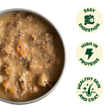 Wild Balance Stew for dogs with salmon, chicken and pears
