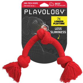 Virvinis žaislas šunims su natūraliu kvapu "Playology Dri-Tech Rope"