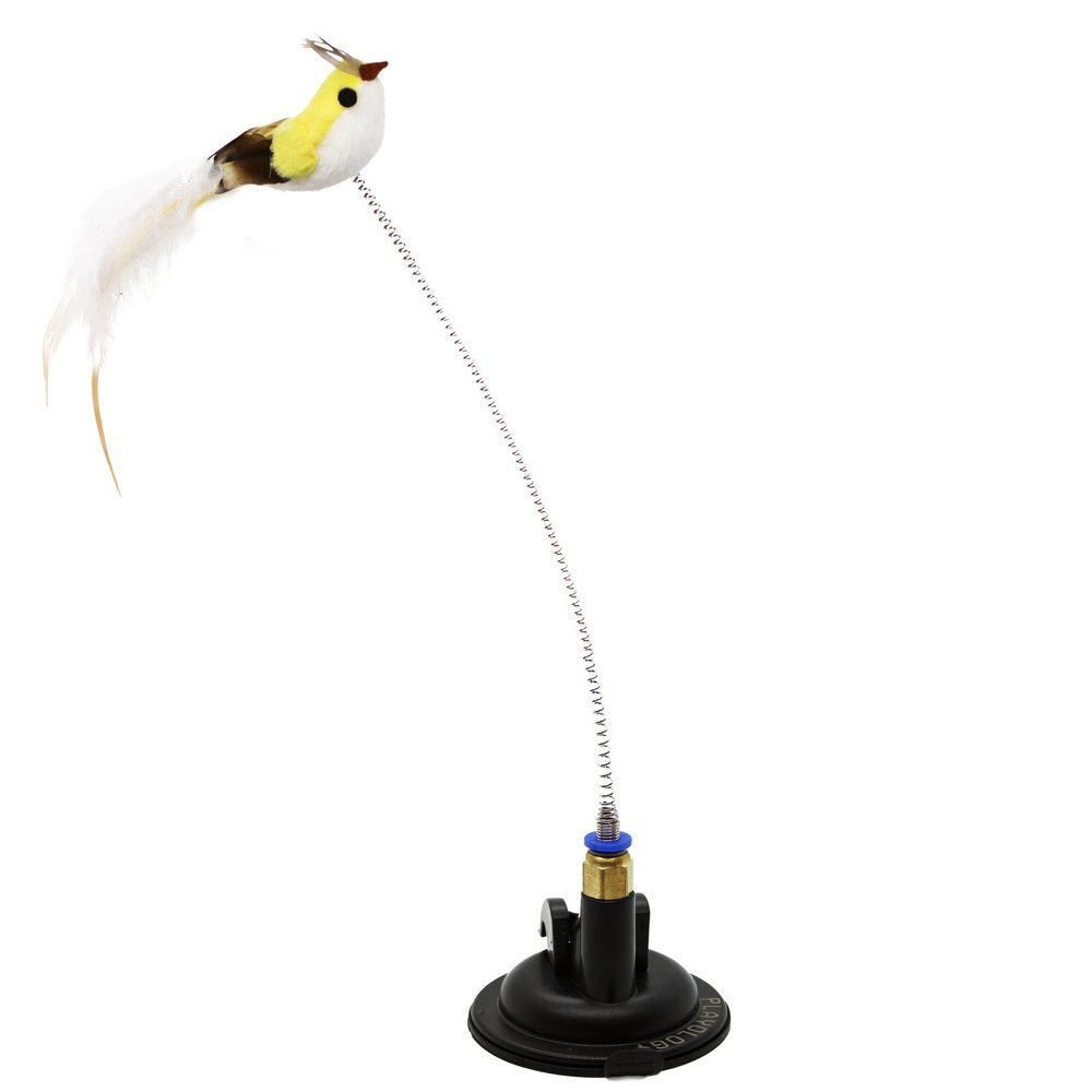 Paukštis su siurbtuku katėms "Playology Suction Cup Spring Bird"
