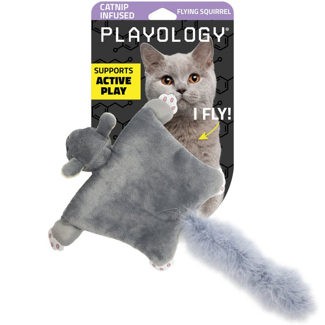 Skraidanti voverė katėms su katžole "Playology Flying Squirrel"